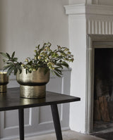 ALIMIA urtepotte i aluminium ø20,50 cm - guld - nordal.dk