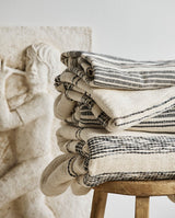 ANSER sengetæppe, 140x200 - råhvid - nordal.dk