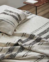 ANSER sengetæppe, 270x270 - råhvid - nordal.dk