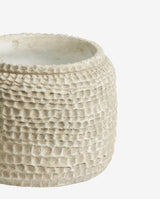 AOBA krukke i cement, L - Hvid - nordal.dk