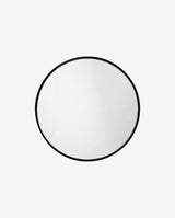ASIO stort rundt spejl i jern - ø160 cm - sort - nordal.dk