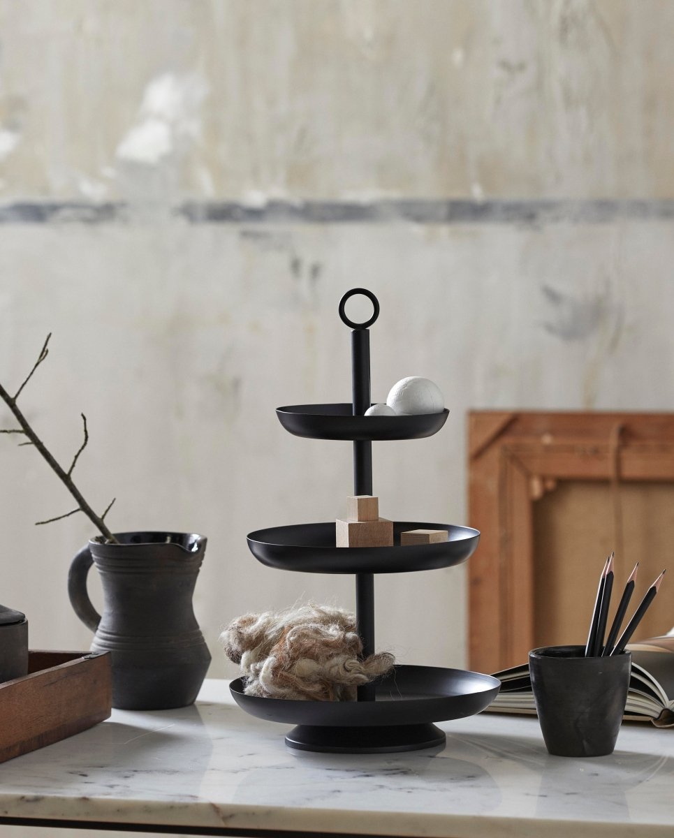 ASSAM etagere i jern - sort - nordal.dk