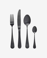 BLACK bestiksæt - 4 dele - mat sort - nordal.dk