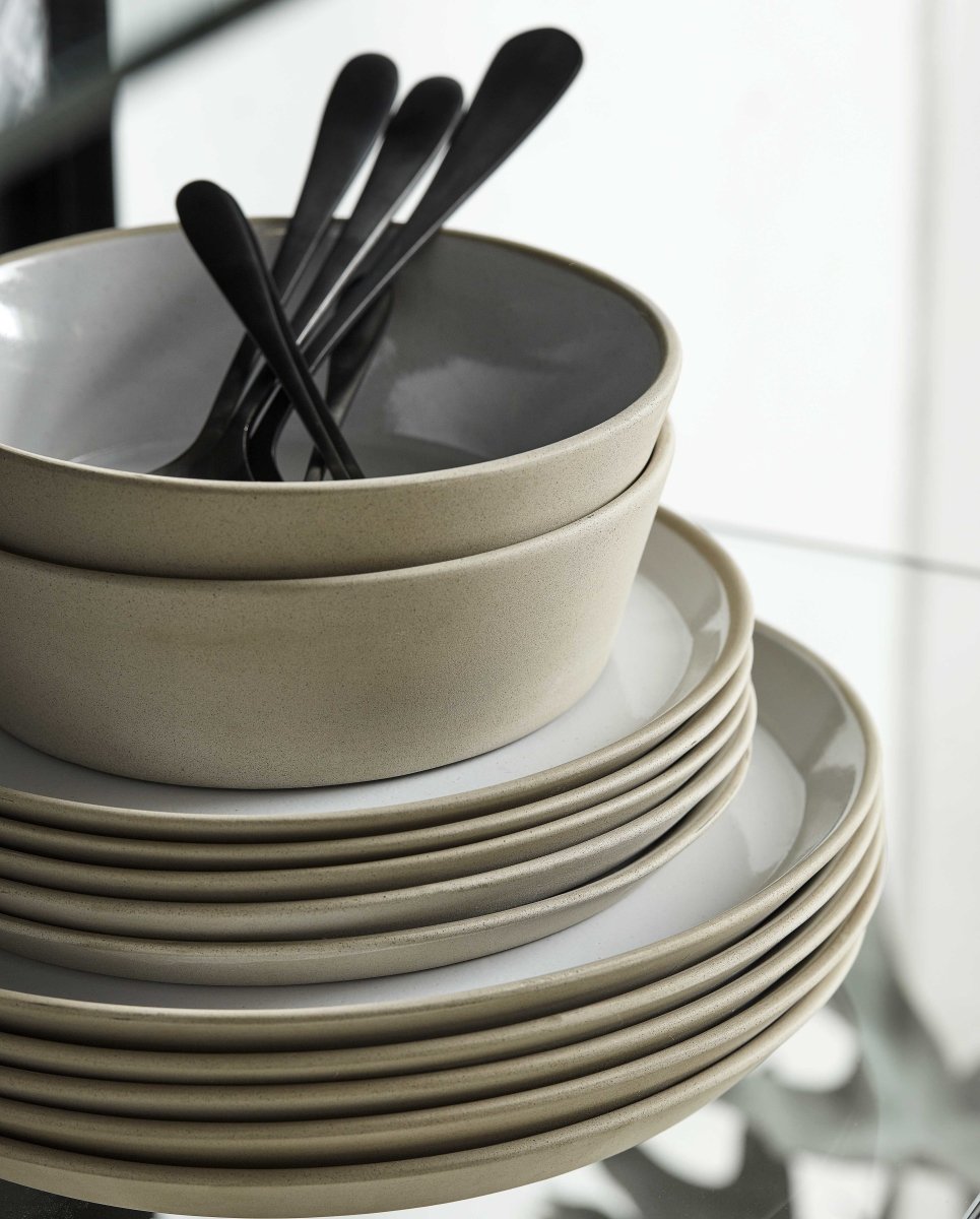 BLACK bestiksæt - 4 dele - mat sort - nordal.dk