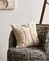 BOMU lounge stol - sort/hvid - nordal.dk