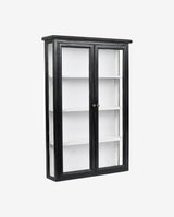 CLASSIC vægskab i træ - 120x82 - sort/hvid - nordal.dk