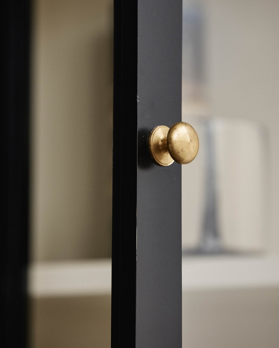 CLASSIC vægskab i træ - 120x82 - sort/hvid - nordal.dk