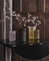 CLYDE glasvase - h19,5 cm - grøn - nordal.dk