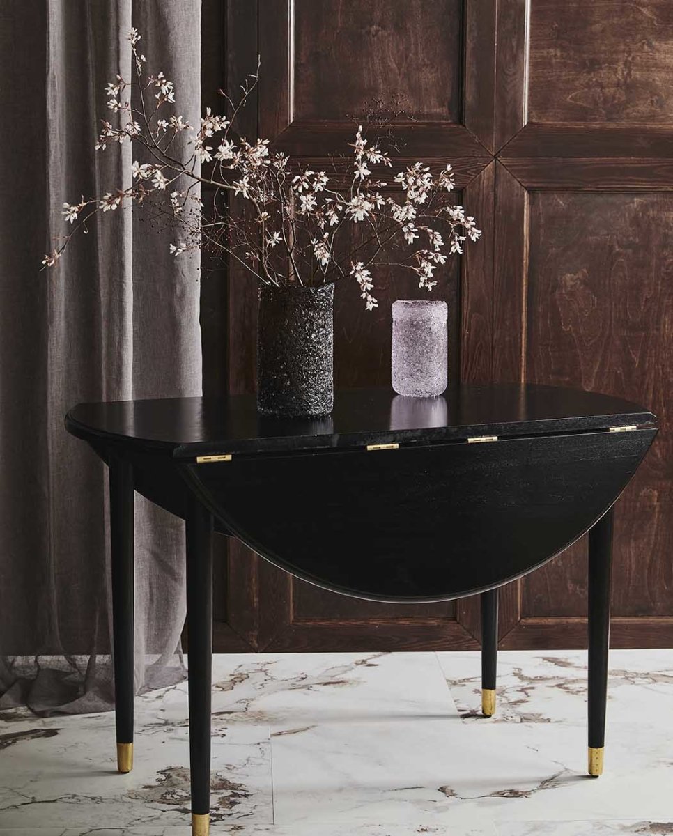 CLYDE glasvase - h19,5 cm - lyserød - nordal.dk