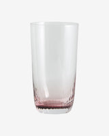 GARO højt drikkeglas - h15 cm - klar glas/lilla - nordal.dk