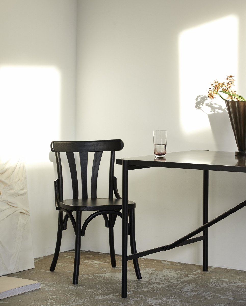 GARO højt drikkeglas - h15 cm - klar glas/lilla - nordal.dk