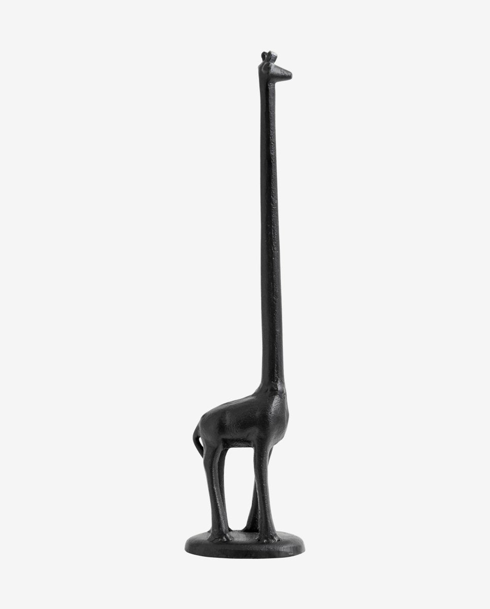 GIRAF figur i jern - h46 cm - sort - nordal.dk