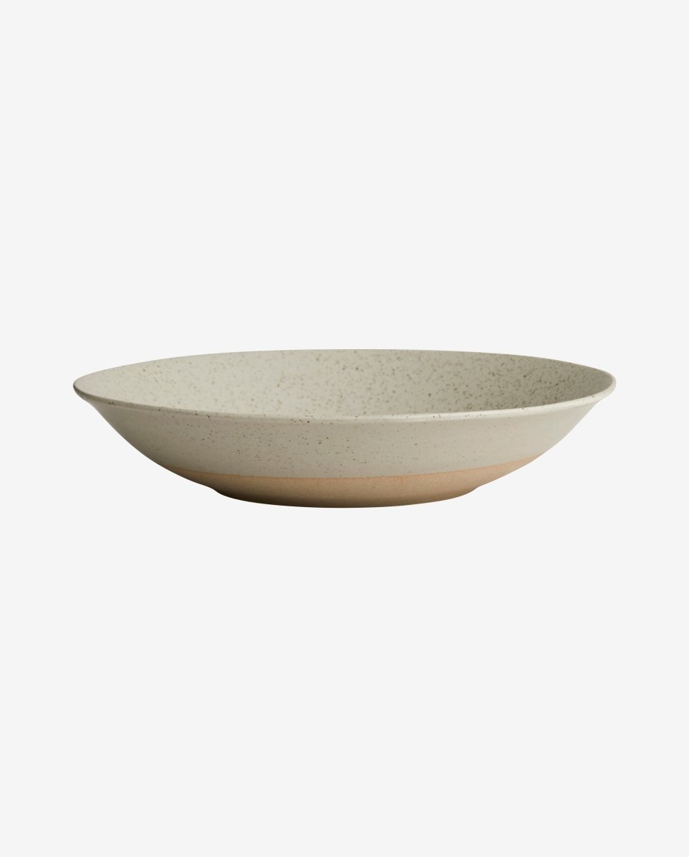 GRAINY salatskål i keramik - ø34 cm - sand - nordal.dk