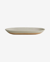 GRAINY serveringsfad i keramik - 39 cm - sand - nordal.dk