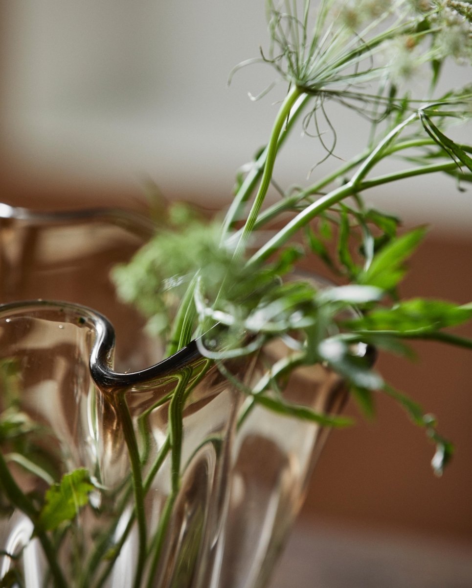 KOMNIO vase - lys brun - nordal.dk