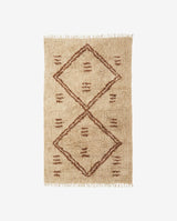 LEAH tæppe, 160x240 - natur - nordal.dk