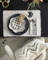 LEO dækkeserviet - beige - nordal.dk