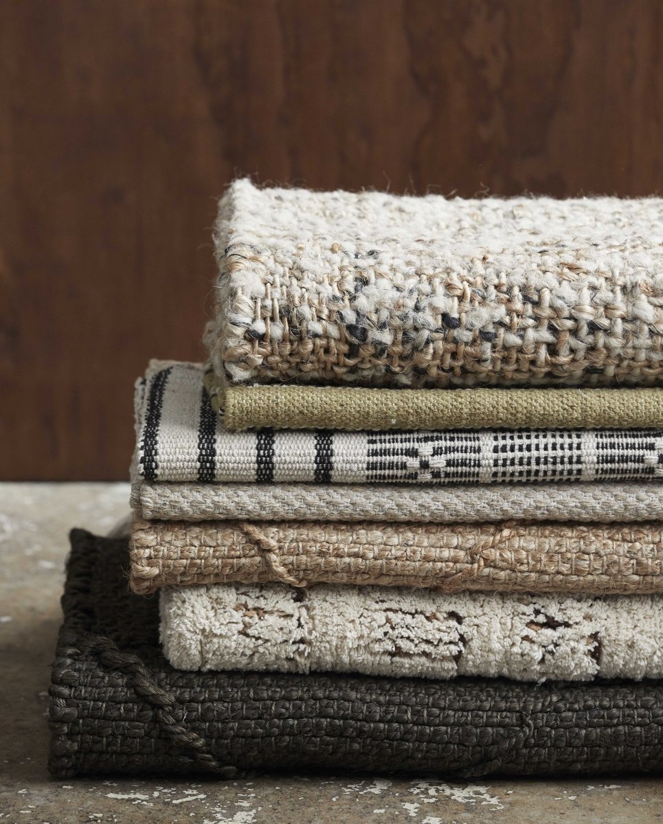 LINA tæppe, M - natur - nordal.dk