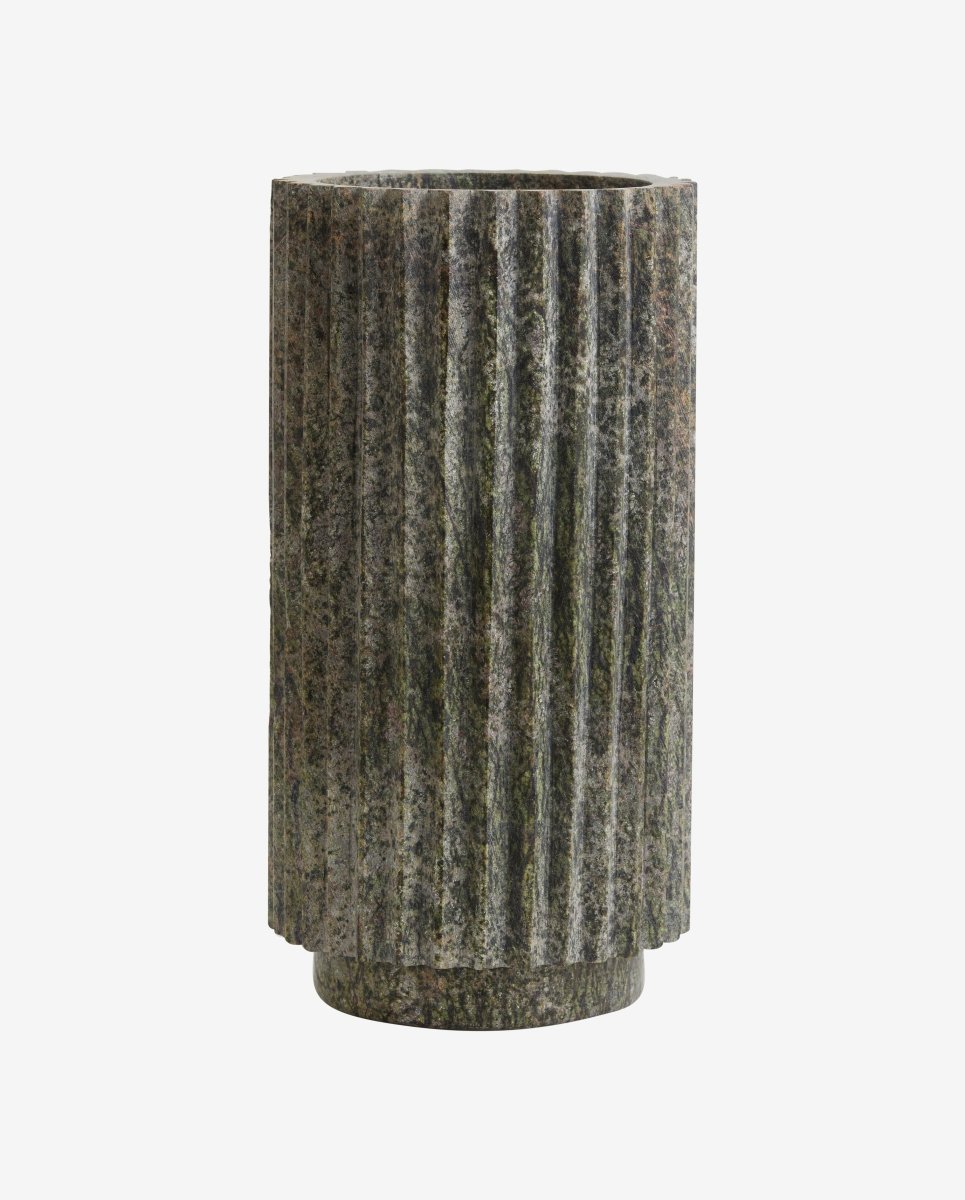 LOON vase - grøn marmor - nordal.dk