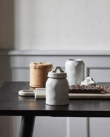 LULO opbevaringskrukke h17,5 cm - hvid - nordal.dk