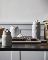 LULO opbevaringskrukke h23 cm - hvid - nordal.dk