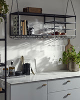 MARBI vinkøler/redskabskrukke i marmor - h18 cm - sort - nordal.dk