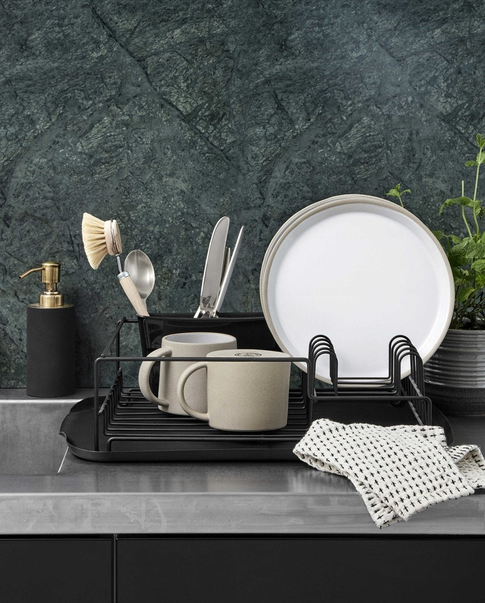 Opvaskestativ - 32x42 cm - sort - nordal.dk