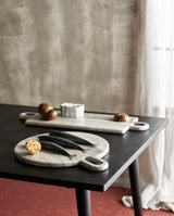 PASILLA skærebræt i marmor - 22x67 cm - brun - nordal.dk