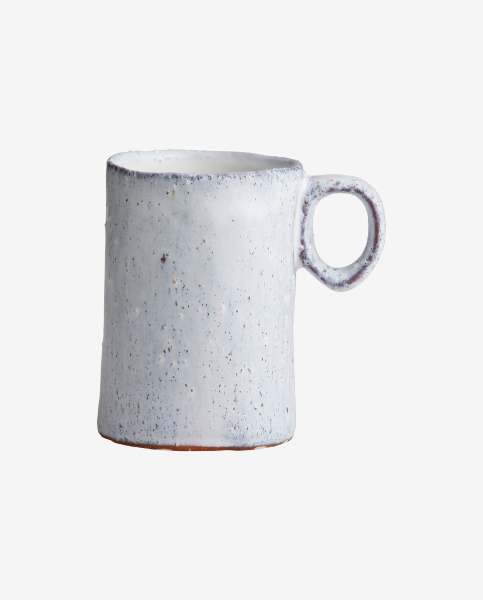 SOISALO krus i stentøj m/hank - large - h12 cm - isblå - nordal.dk