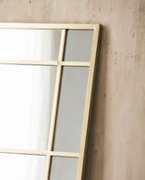 SPIRIT spejl med jernramme - 204x102 cm - guld finish - nordal.dk