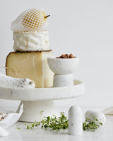 SUMAK salt og peber sæt i marmor - hvid - nordal.dk