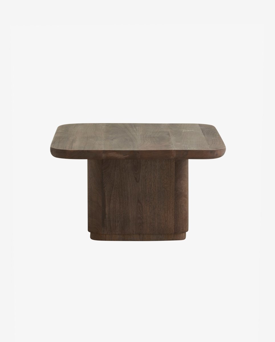 TOKE coffee table - dark brown - nordal.dk