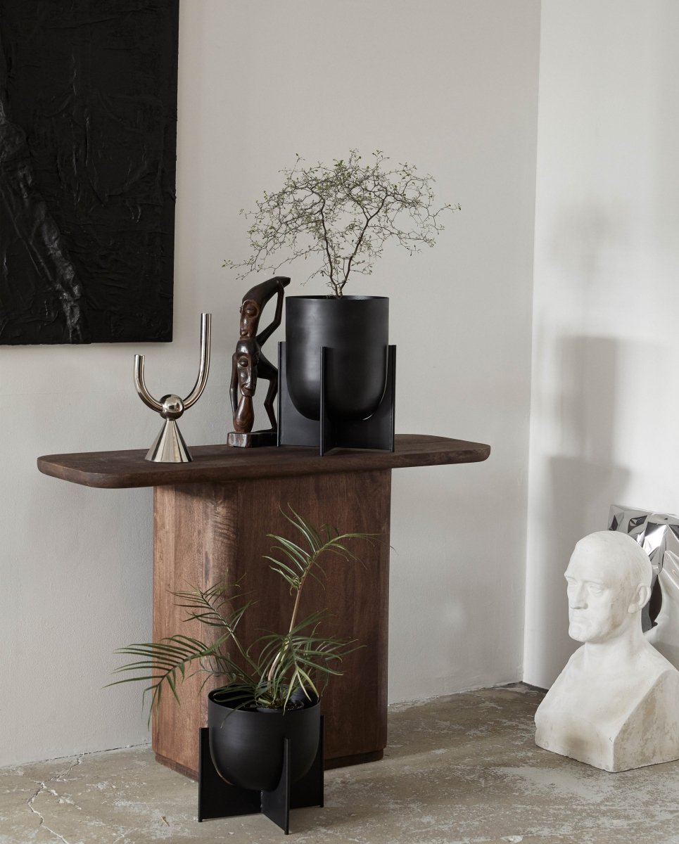TOKE console table - dark brown - nordal.dk