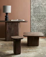 TOKE side table - dark brown - nordal.dk