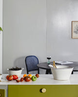 TORC skål i keramik med håndtag - L - ø26 cm - off white - nordal.dk