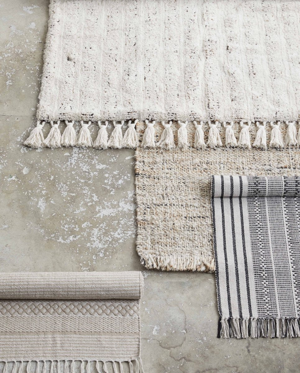 ZARAH tæppe - beige - nordal.dk