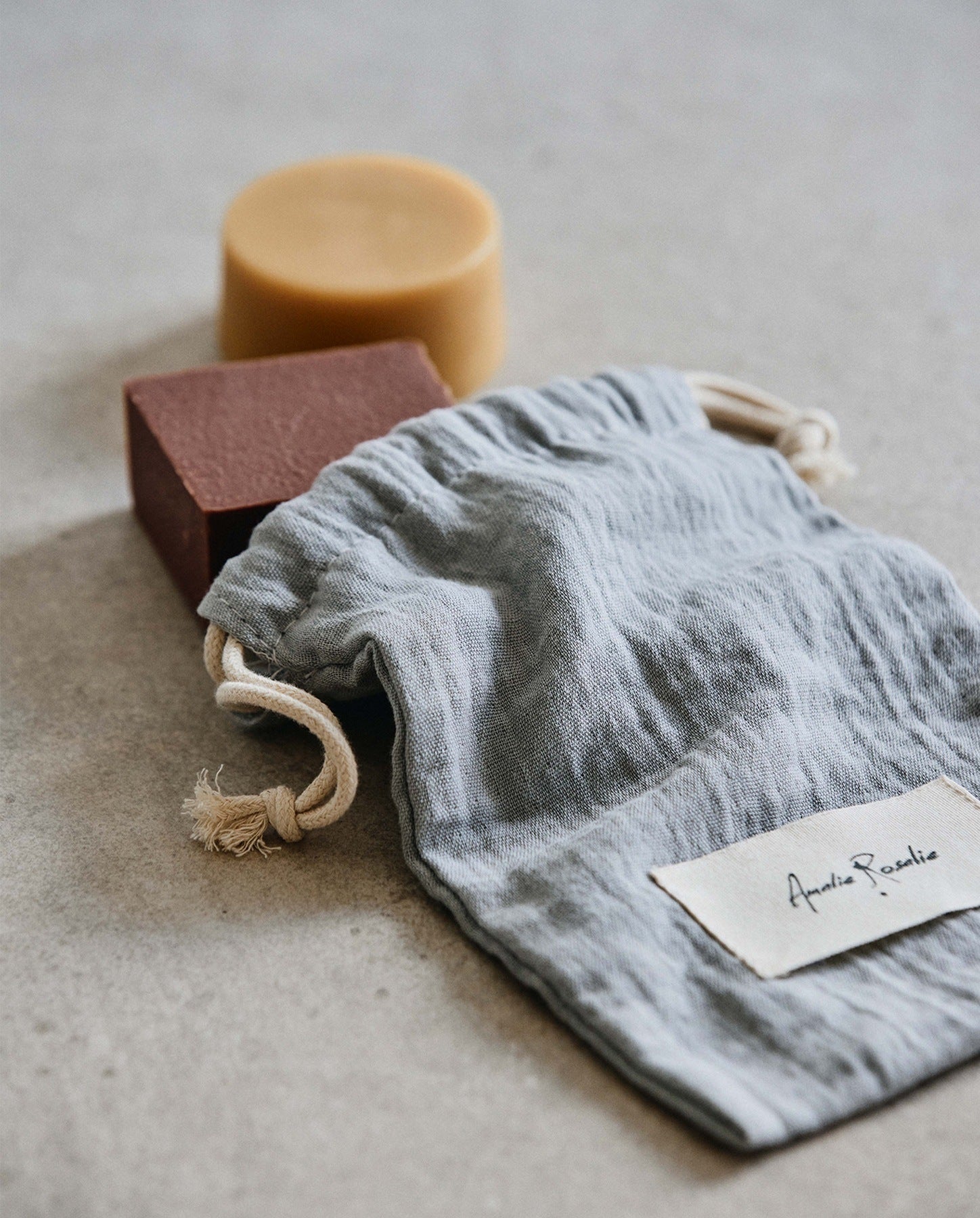 Sæbepose bomuld | GREY