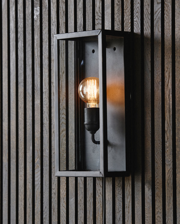 EOS væglampe / udendørslampe - h40 cm - sort