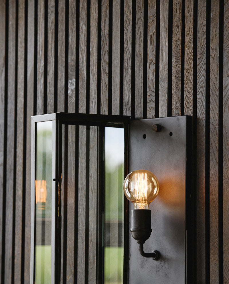 EOS væglampe / udendørslampe - h40 cm - sort