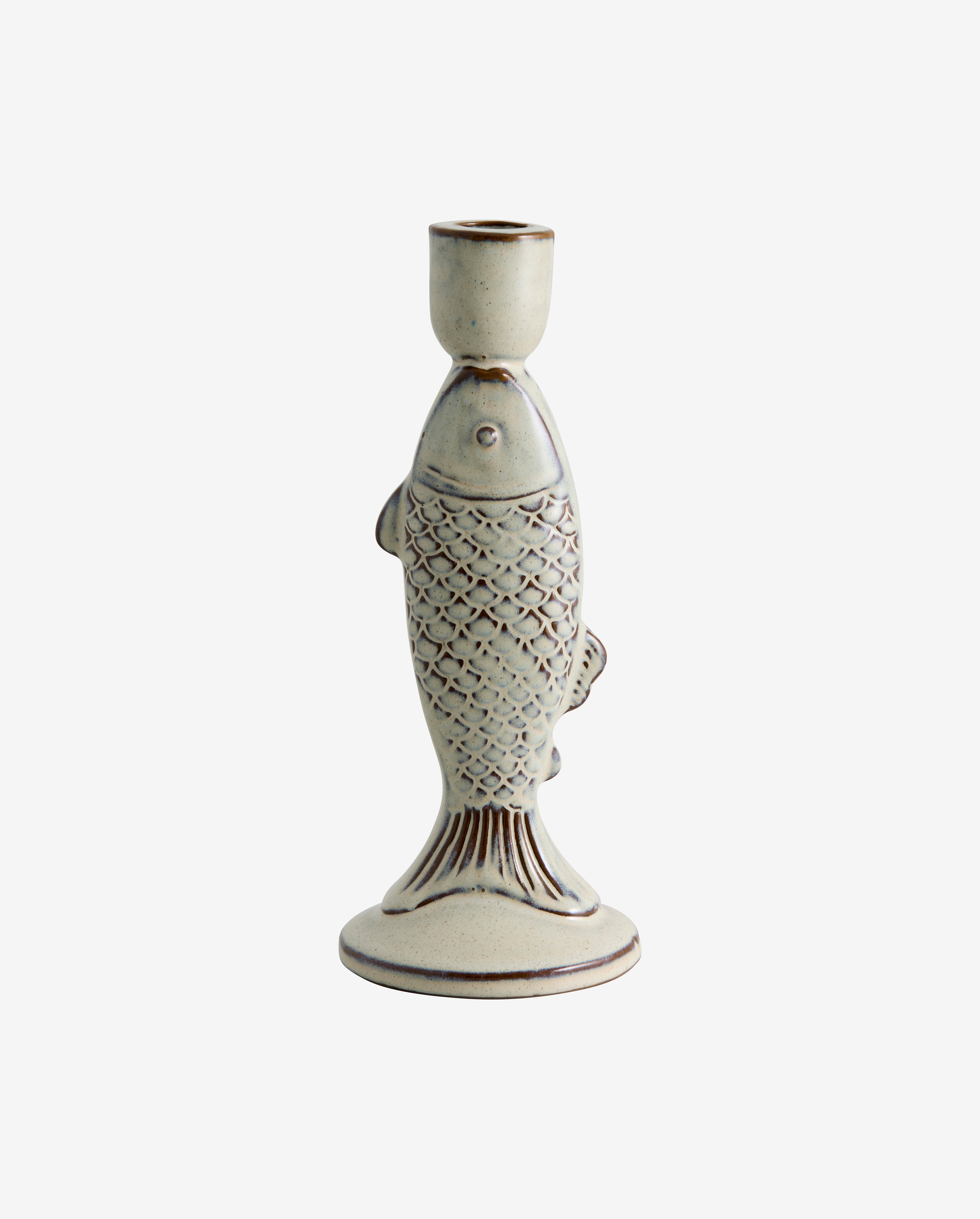 PISCULUM lysestage, L - råhvid