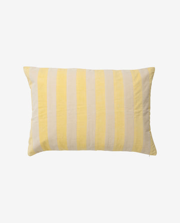 ALHENA pudebetræk - hvid/gul