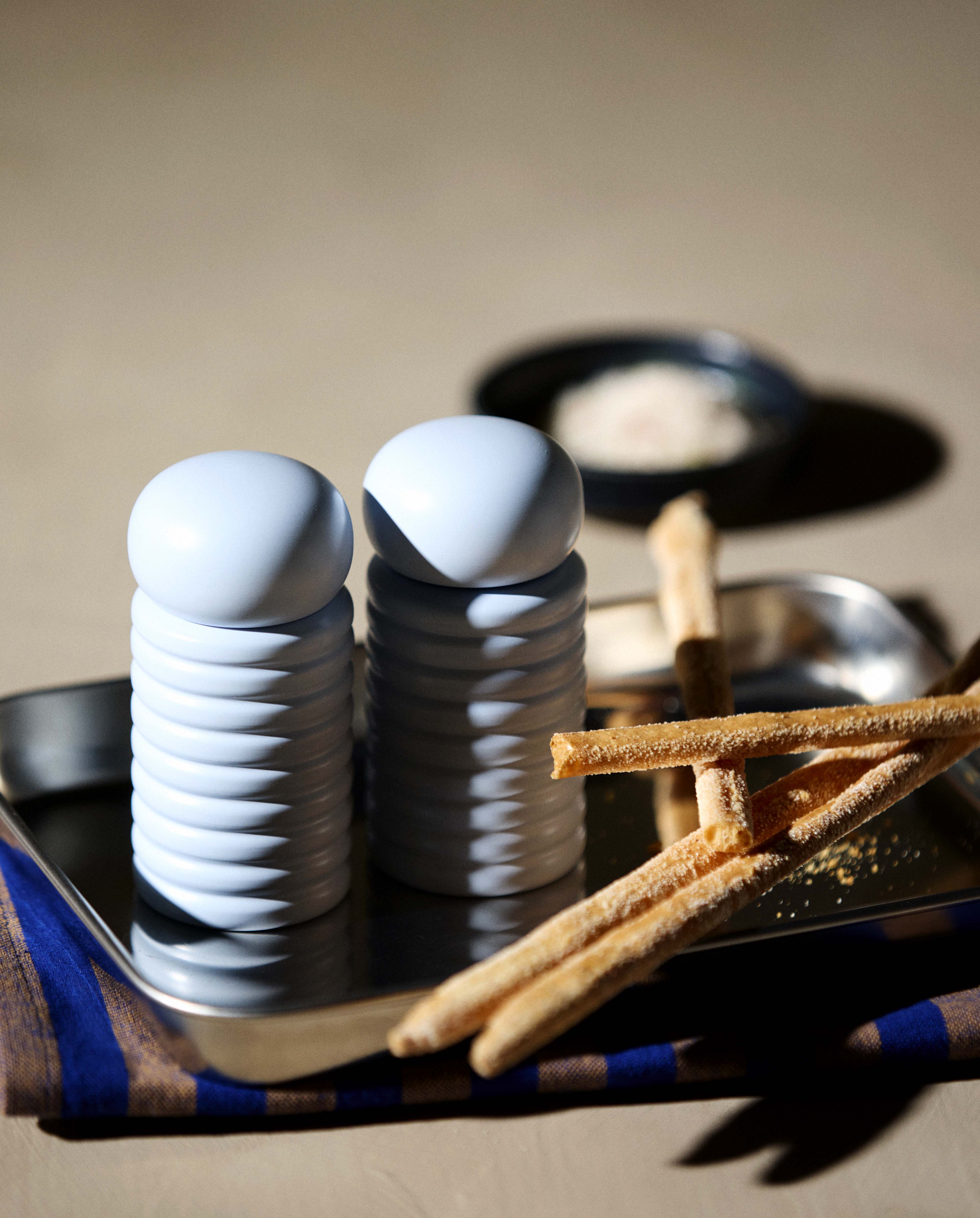 RAS salt- og pebersæt - lyseblå