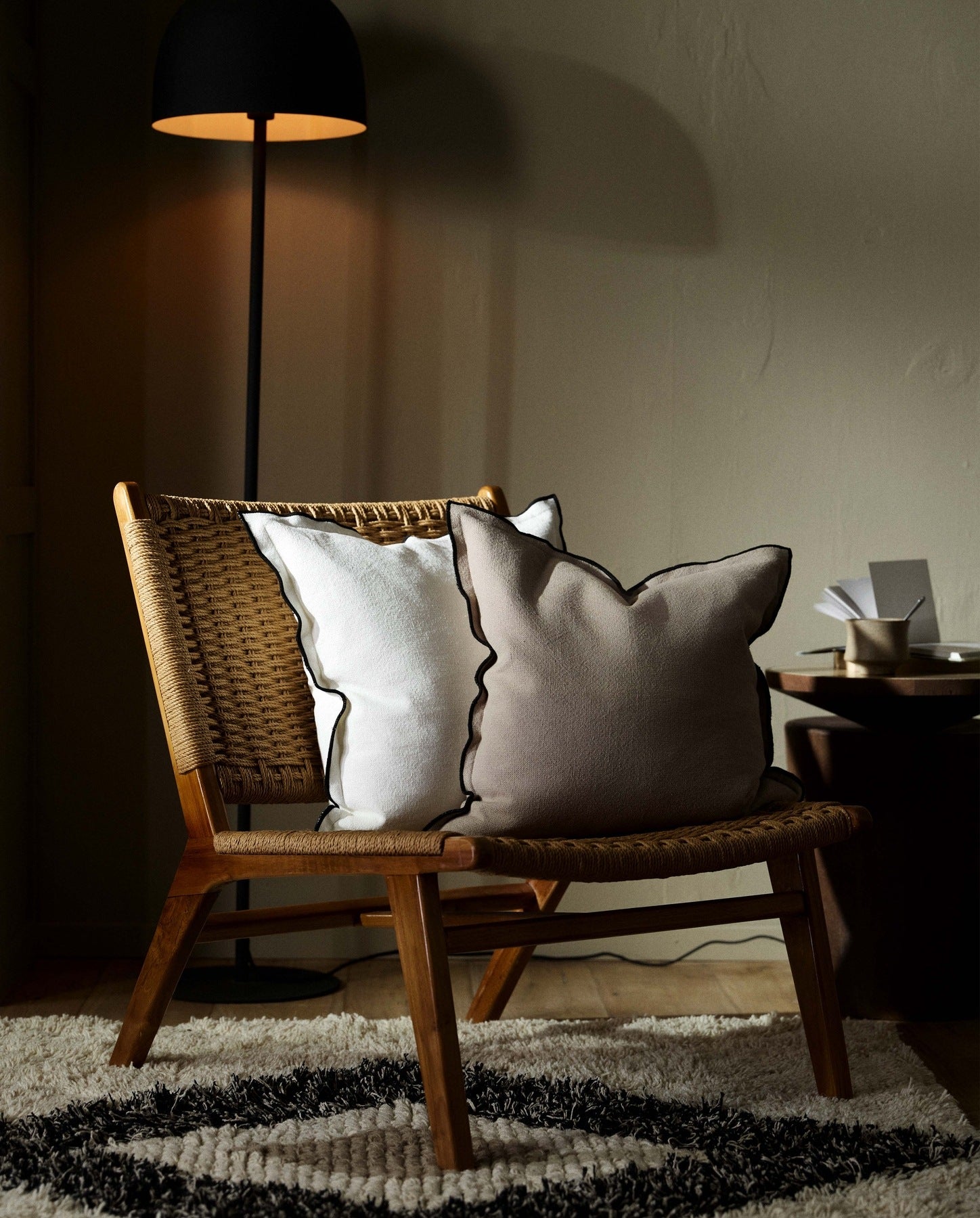 ALTAIR pudebetræk, 48x48 - brun