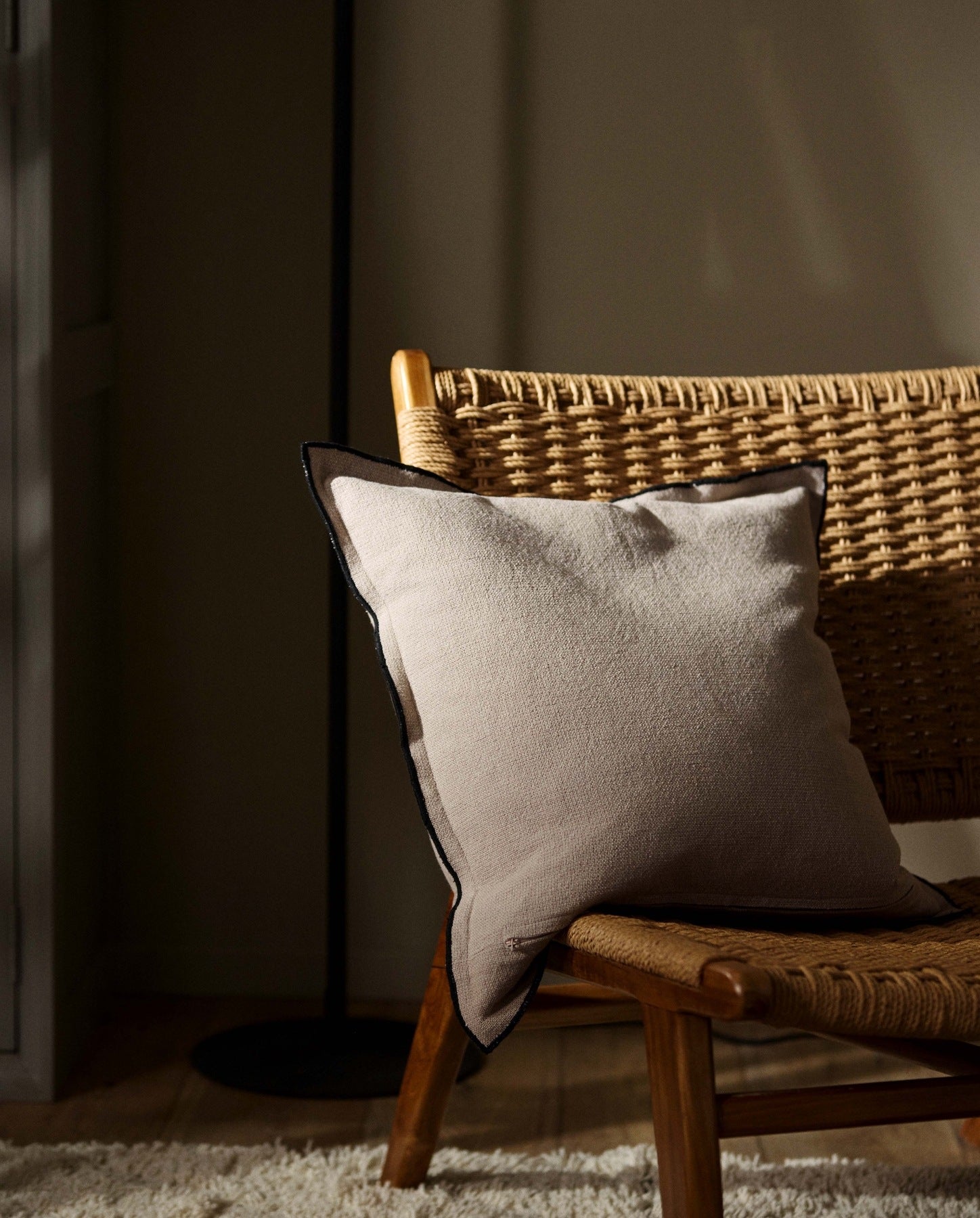 ALTAIR pudebetræk, 48x48 - brun