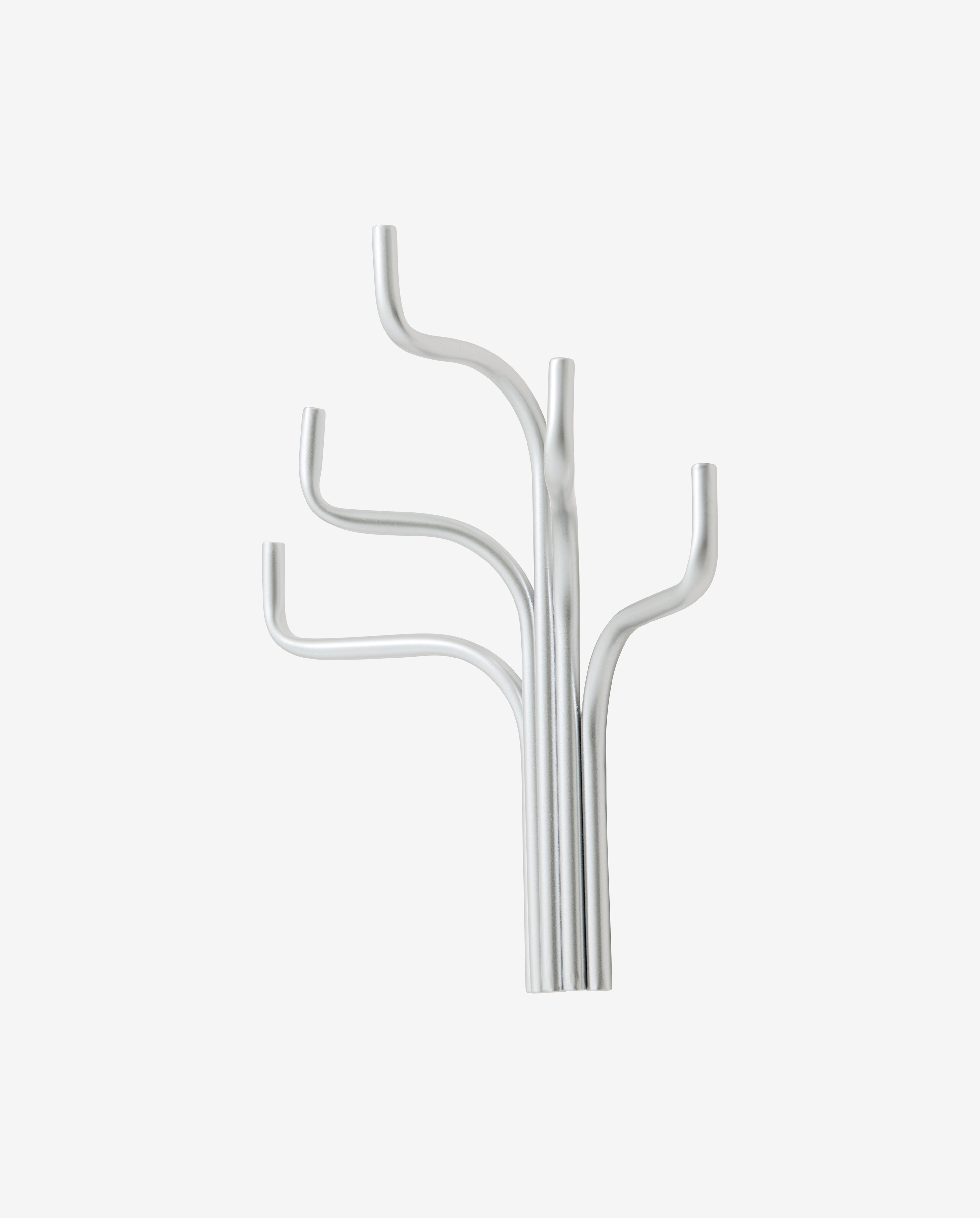 WENO knagerække i jern - 32 cm - sølvfinish