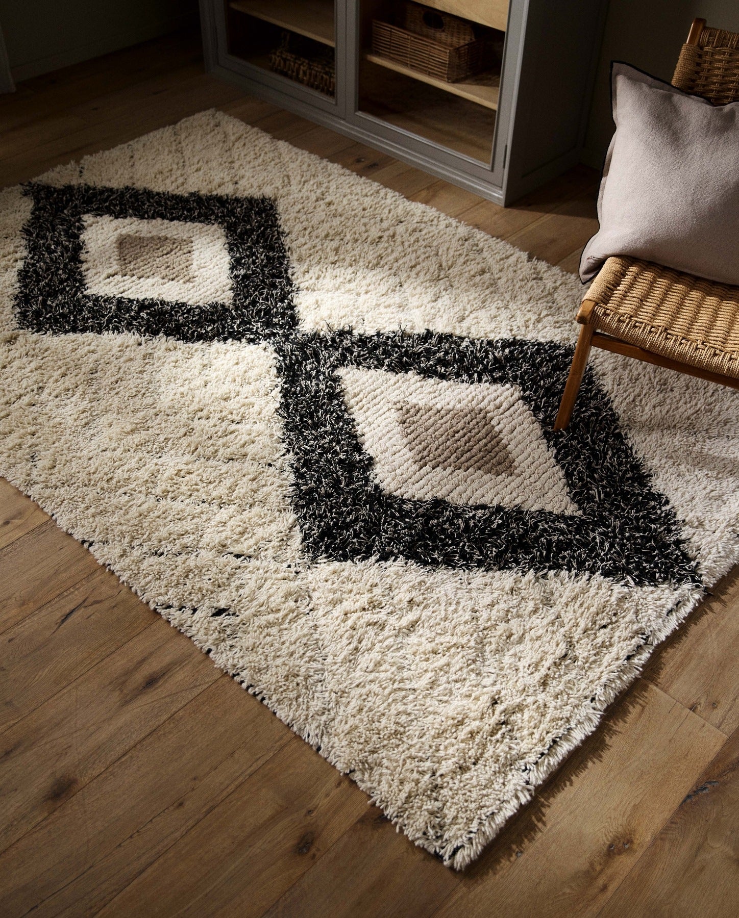 NUHA tæppe, 160x240 - råhvid