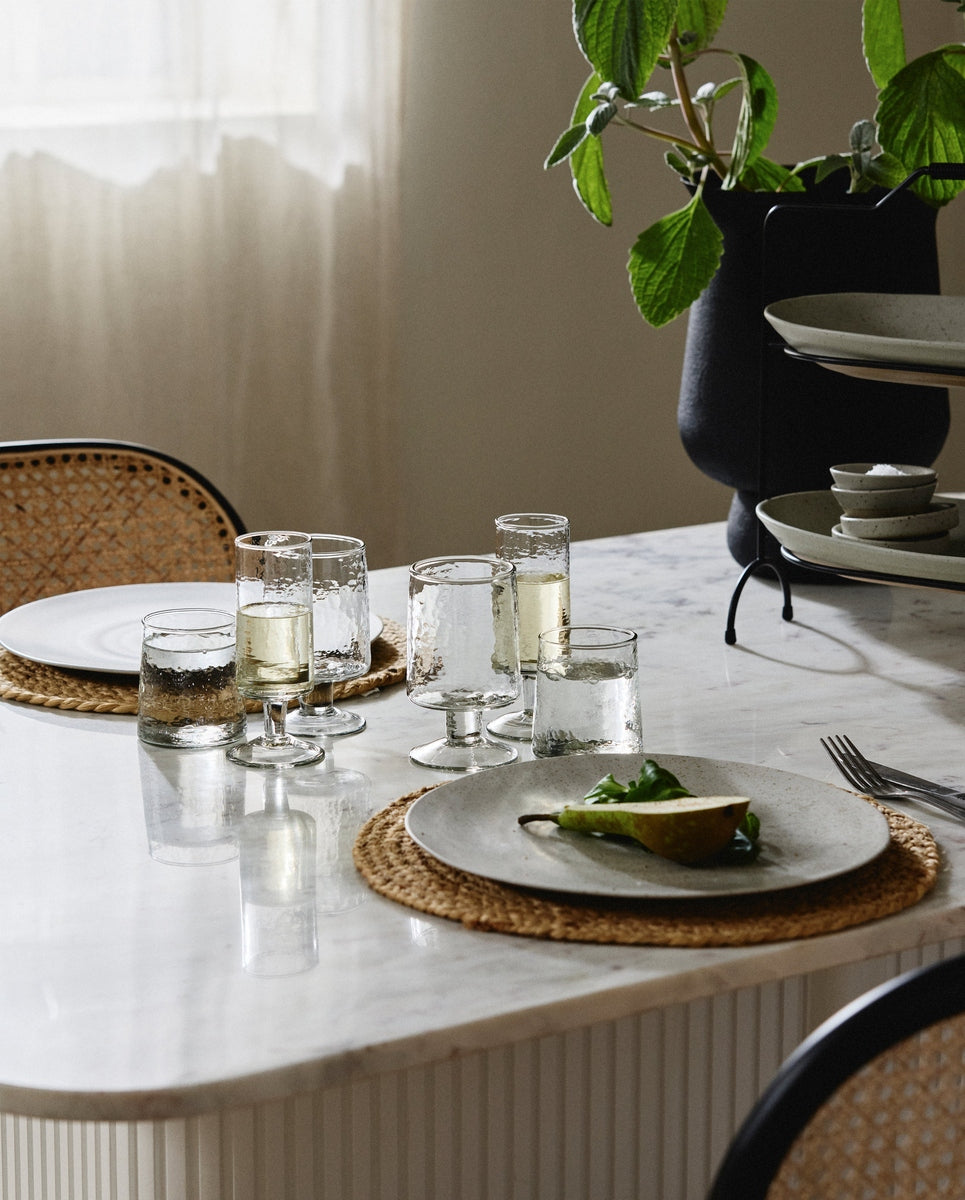 GRAINY middagstallerken i keramik - ø28 cm - sand