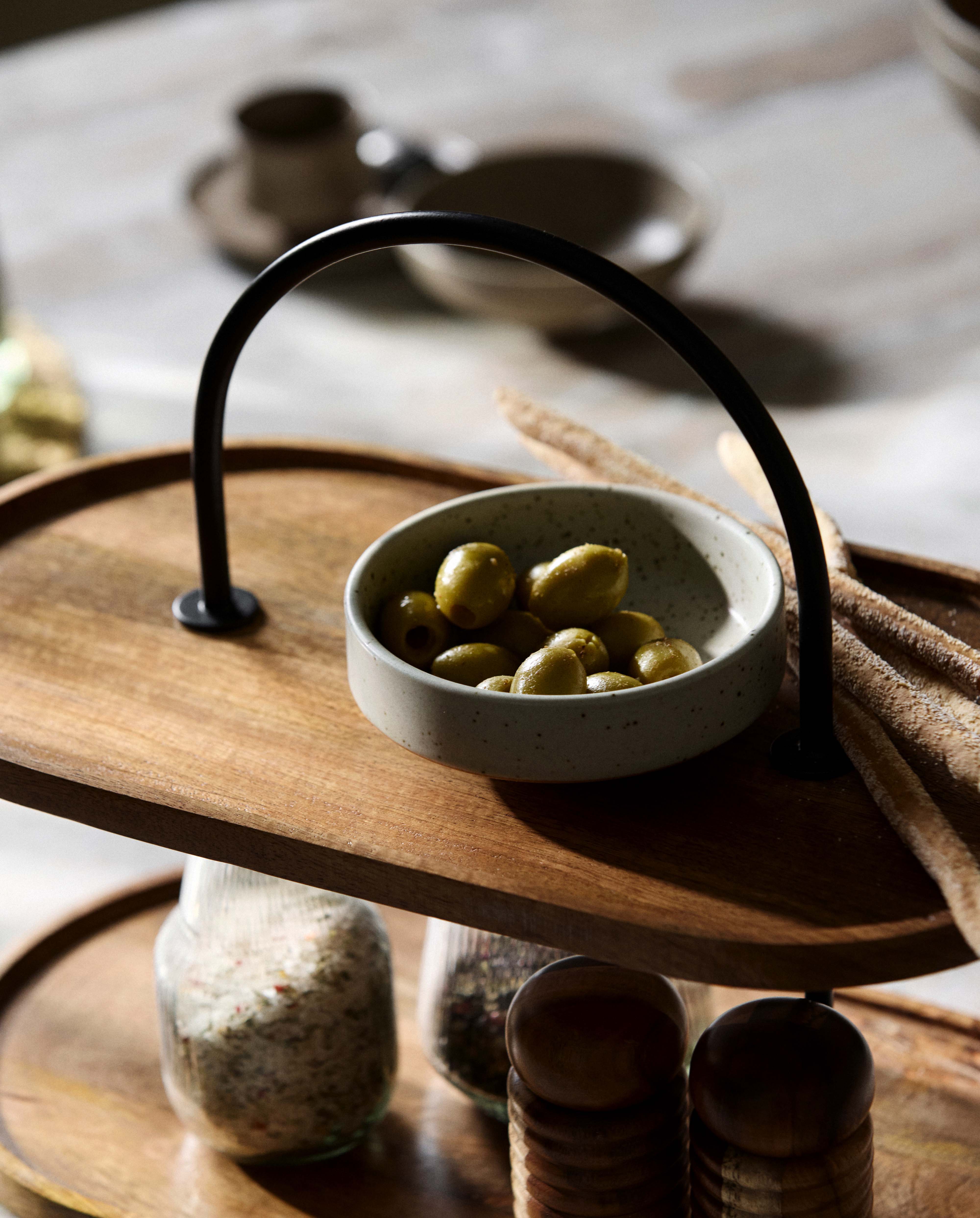 GRAINY serveringsskål, M - sand