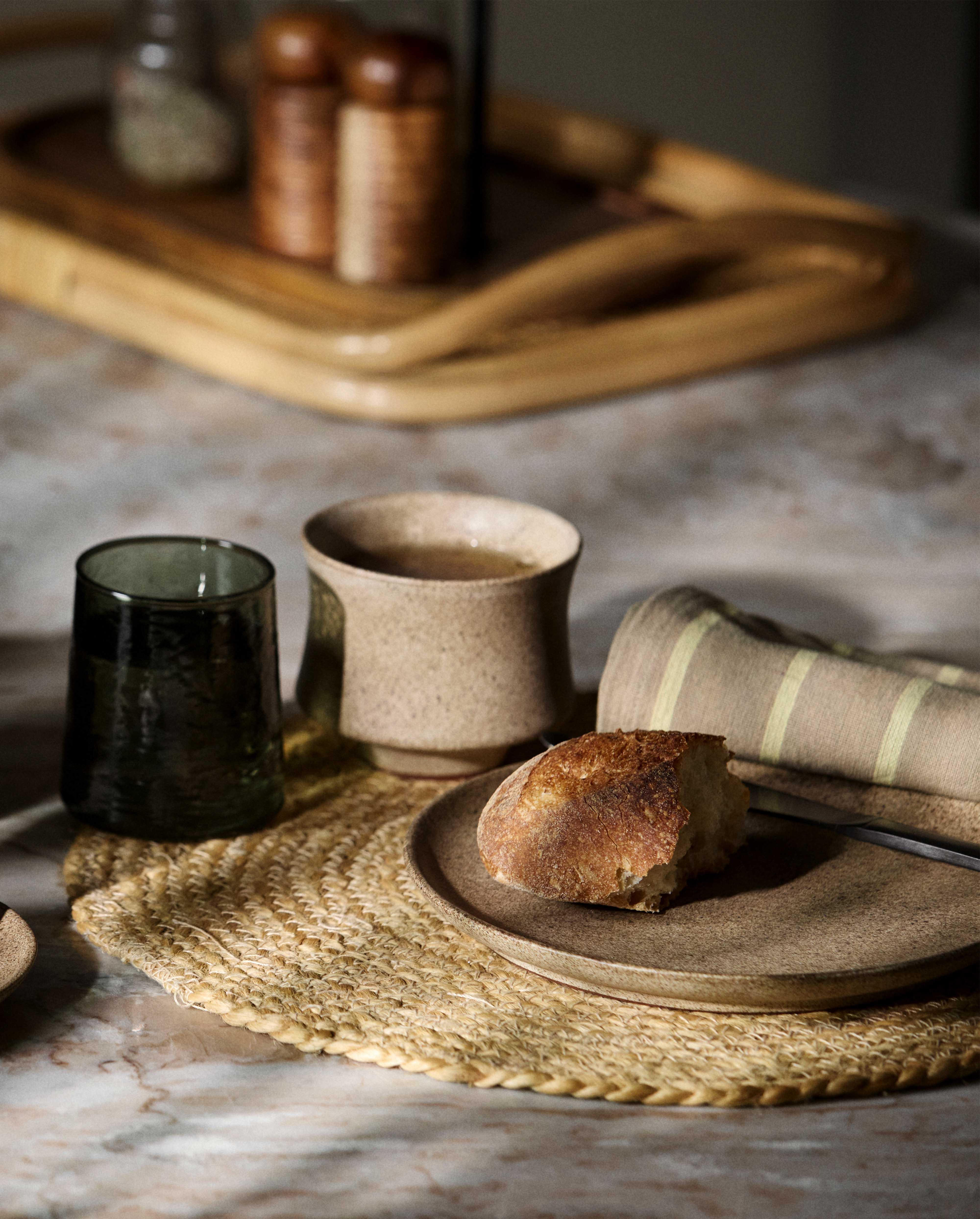 INEZ tallerken - sand