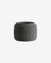 AOBA krukke i cement, L - Grå